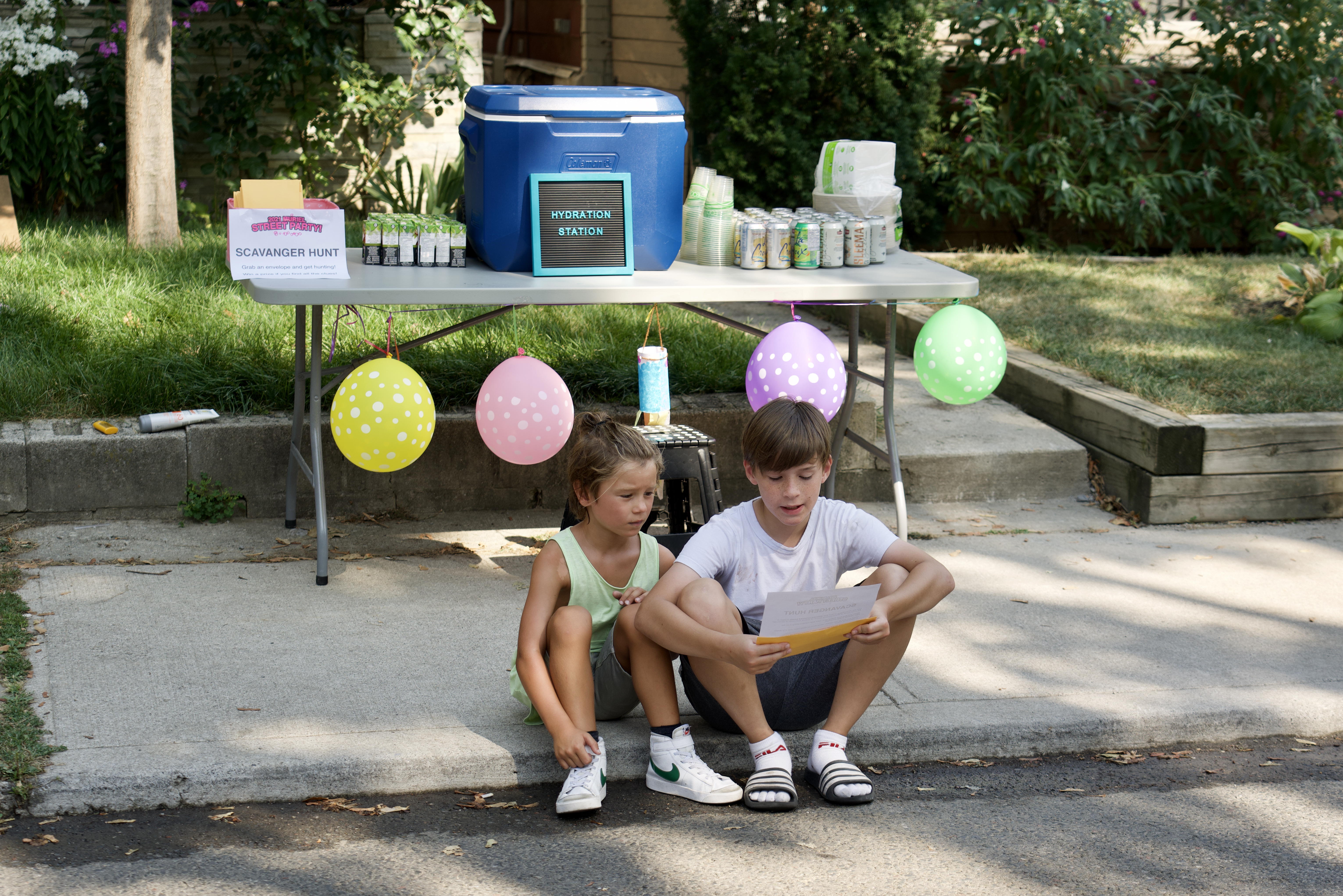 2021 Muriel Ave street party photo